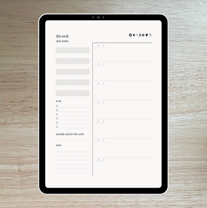 digital yearly planner
